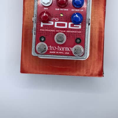JHS Electro-Harmonix Micro POG with "Quadra Pog" Mod 2013 - 2017 - Red image 2