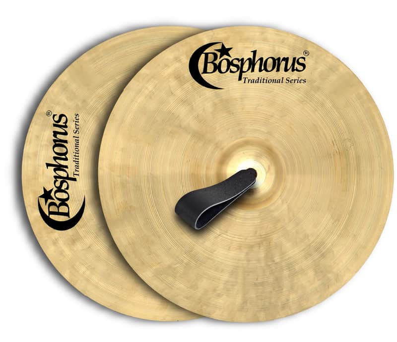 Bosphorus 18" Traditional Marching Cymbal (Pair) image 1
