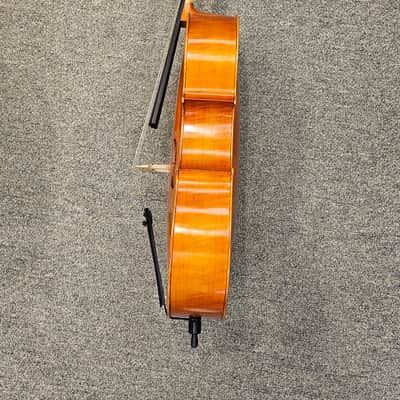 D Z Strad Cello- Model 250- Cello Outfit w/ Case & Bow (4/4 Size) image 11
