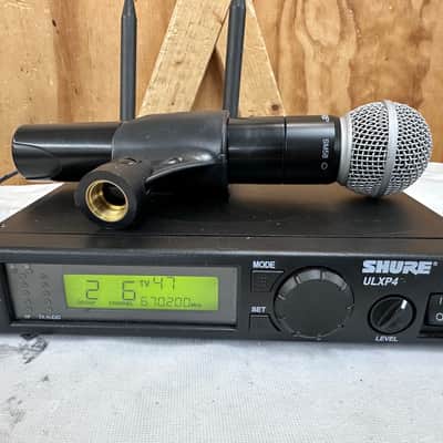 Shure ULXP4 / ULX2-M1 SM58 Wireless Microphone System 662-698MHz image 3