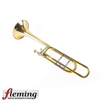 Bach Stradivarius 42G Professional Tenor Trombone - Gold Brass Bell image 17