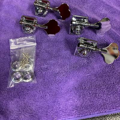 G&L Tribute Bass Tuners Machine Heads Chrome image 1