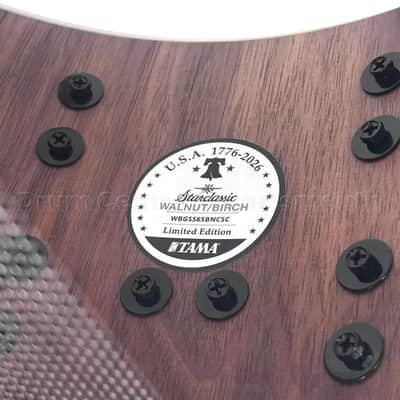 Tama Starclassic G-Walnut/Birch Snare Drum 14x6.5 Crimson Sapphire Cascade image 5