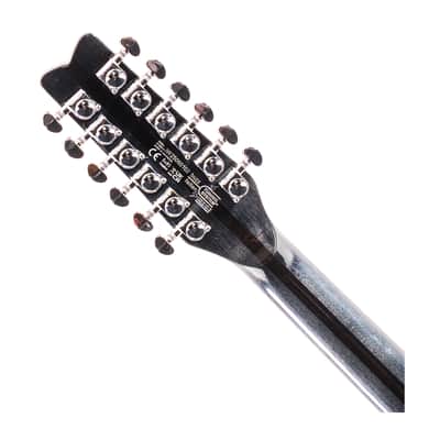 Washburn Hawk 12-String Electric Guitar - Trans Black - Open Box image 5