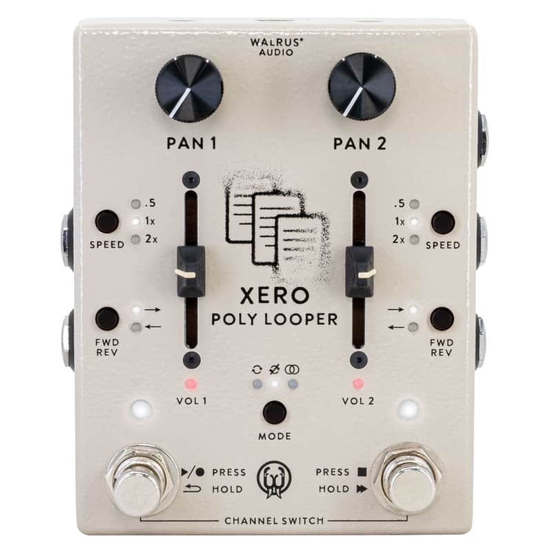 New Walrus Audio Xero Polylooper Looper Guitar Effects Pedal Cream image 1