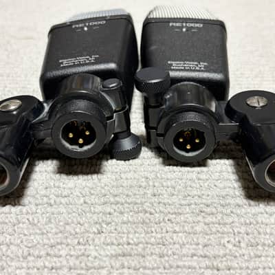 Electro-Voice RE1000 Pair Supercardioid Condenser Microphone 1990s - Black image 7