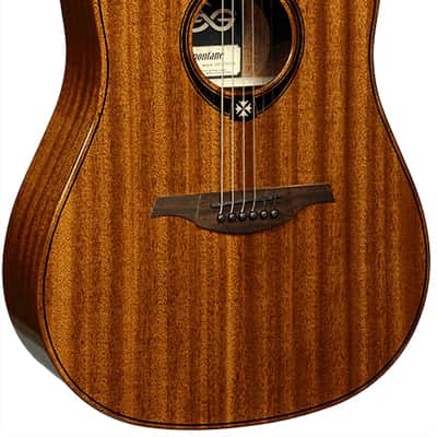 Lag Tramontane T98D Dreadnought Acoustic Guitar with Solid Khaya Top image 3