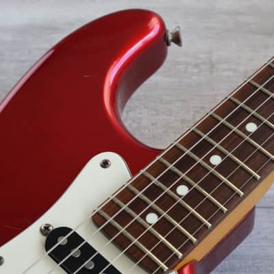 1985 Squier Japan ST314-60 Contemporary Series Medium Scale Stratocaster (Candy Apple Red) image 7