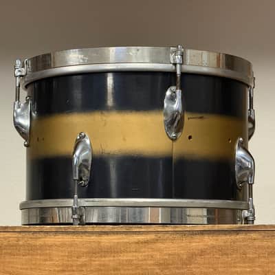 1940's WFL 11" Black & Gold Zephyr Lug Tom 7"x11" image 4
