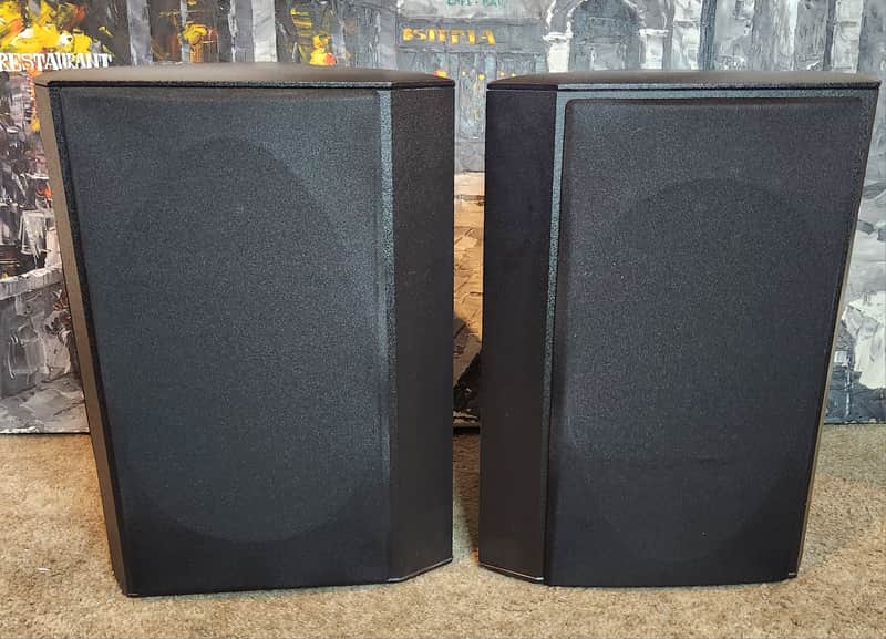 Polk Polk Audio f/x 500i (Black) Dipole/bipole surround speakers 90s  - Black image 1