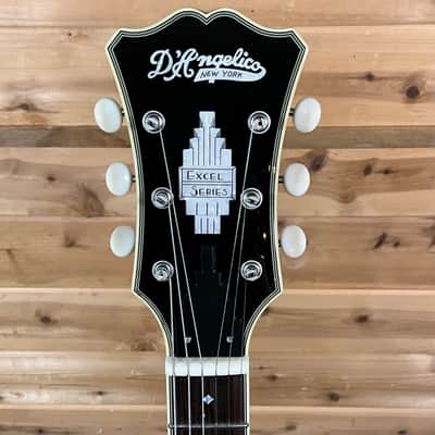 D'Angelico Excel DC Tour Electric Guitar - Black image 3