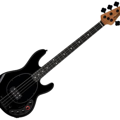 Sterling by Music Man DarkRay 4-String Bass Guitar - Black - Open Box