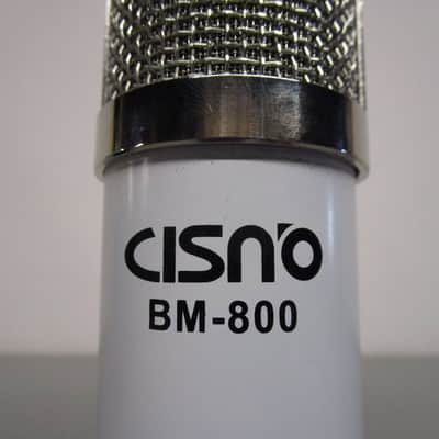 Cisno BM-800 Large Diaphragm Condenser Microphone, White image 3