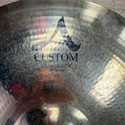 Used Zildjian Avedis A Custom 20" Ride Cymbal 2570 Grams A20519 image 2