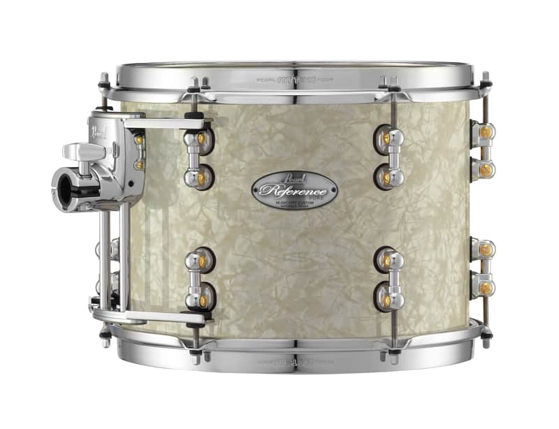 Pearl Music City Custom 13"x11" Reference Pure Series Tom NICOTINE WHITE MARINE PEARL RFP1311T/C405 image 1