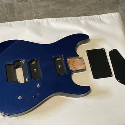 2000's India Jackson JS30 JS Series Dinky Blue Mahogany Guitar Body Floyd Ready image 1