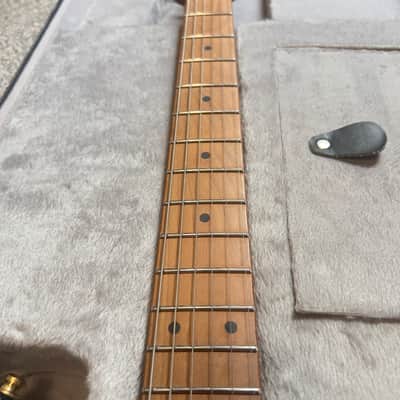Ibanez AZ242BC-DET Premium Double Cutaway Bocote Top HH with Vibrato, Roasted Maple Neck 2010s - Deep Espresso Burst image 5
