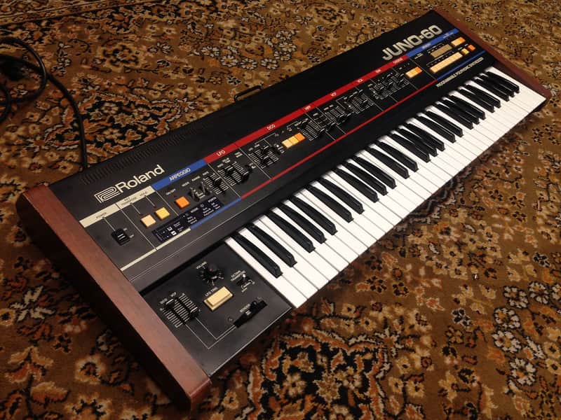 Roland Juno-66 61-Key Polyphonic Synthesizer 1982 - 1984 - Black - With TubuTec MIDI image 1
