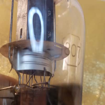 RCA JAN-CRC-807 tNOS AT1000 TESTED Vacuum Tube military CRC JAN 25-Watt DD dual D bottom getters VT-100-A Beam Power 1937-1968 image 5
