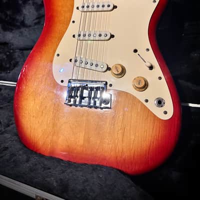 Fender 1984 Standard Stratocaster 2 knob ‘Dan Smith’ - Sienna burst image 7