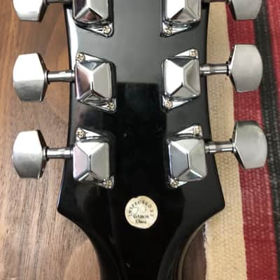 2004 Epiphone Les Paul Junior Electric Guitar Black Actual Loaded Neck image 9