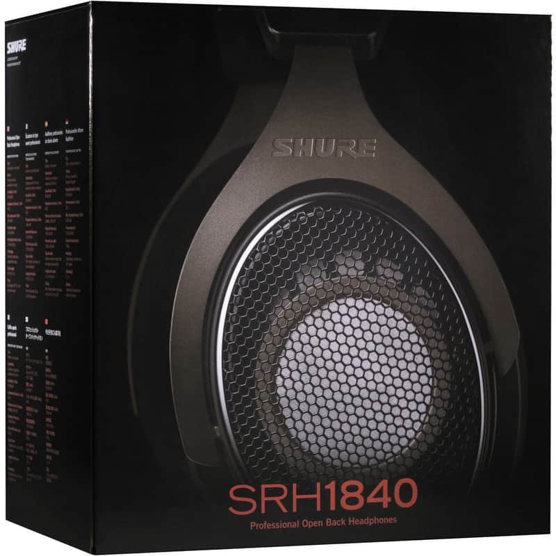 Shure SRH1840 Professional Open-Back Stereo Headphones image 1