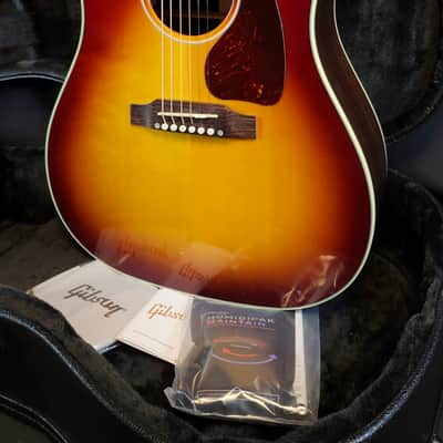 Gibson J-45 Studio Rosewood, Rosewood Burst, Satin Rosewood Finish, Gloss Top , W/HSC image 4