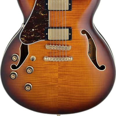 Ibanez AS93FML Artcore Expressionist Left-Handed Semi-Hollow Electric Guitar, Ebony Fingerboard, Violin Sunburst image 1