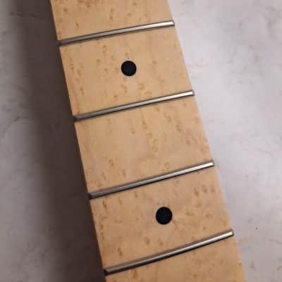 Mighty Mite 6-String Guitar Neck for Fender Stratocaster- Unfinished Birdseye Maple- NOS New Unused image 7