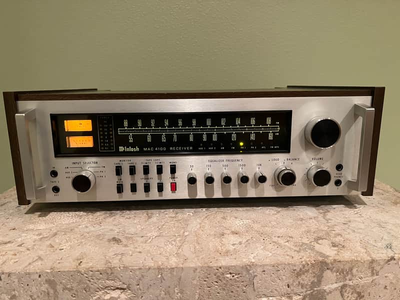 McIntosh MAC 4100 100-Watt Stereo Solid State Receiver image 1