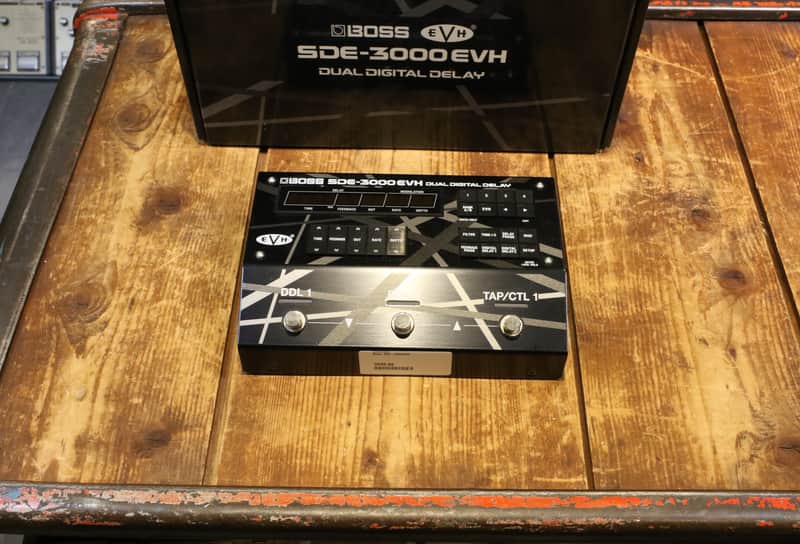 Boss SDE-3000EVH Dual Digital Delay 2023 - Present - Black / Grey Stripes image 1