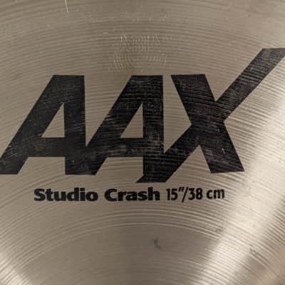Sabian 15" AAX Studio Crash Cymbal 1993 - 2001 - Natural image 4