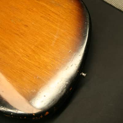 Maxitone 4-String Vintage Bass Made in Japan Pre-Ibanez Twin Pickup Early 1960s - Sunburst image 17
