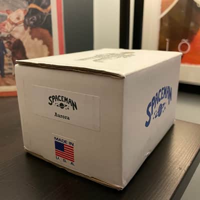 Spaceman Aurora Analog Flanger Near Mint, Silver w/ Box & Bag image 4