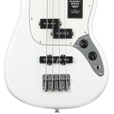 Fender Player II Mustang Bass PJ - Polar White with Maple Fingerboard image 1