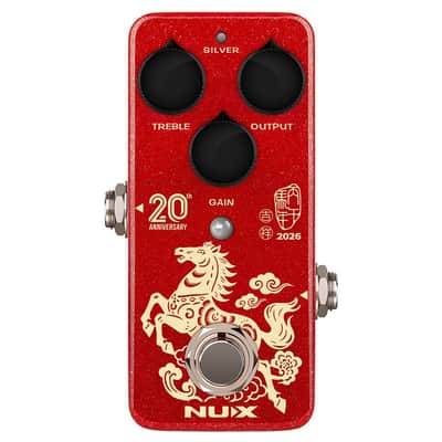 New NUX NOD-1 Horseman 20th Anniversary Limited Edition Overdrive Guitar Pedal