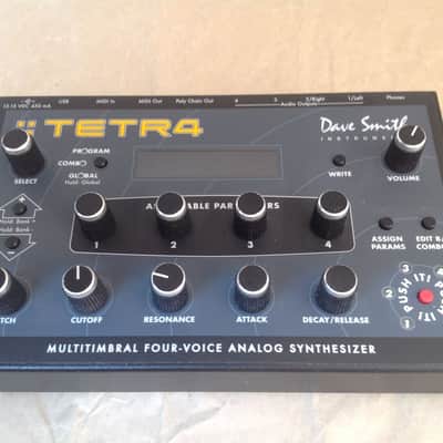 Dave Smith Instruments Tetra Desktop 4-Voice Polyphonic Synthesizer 2009 - 2016 - Black