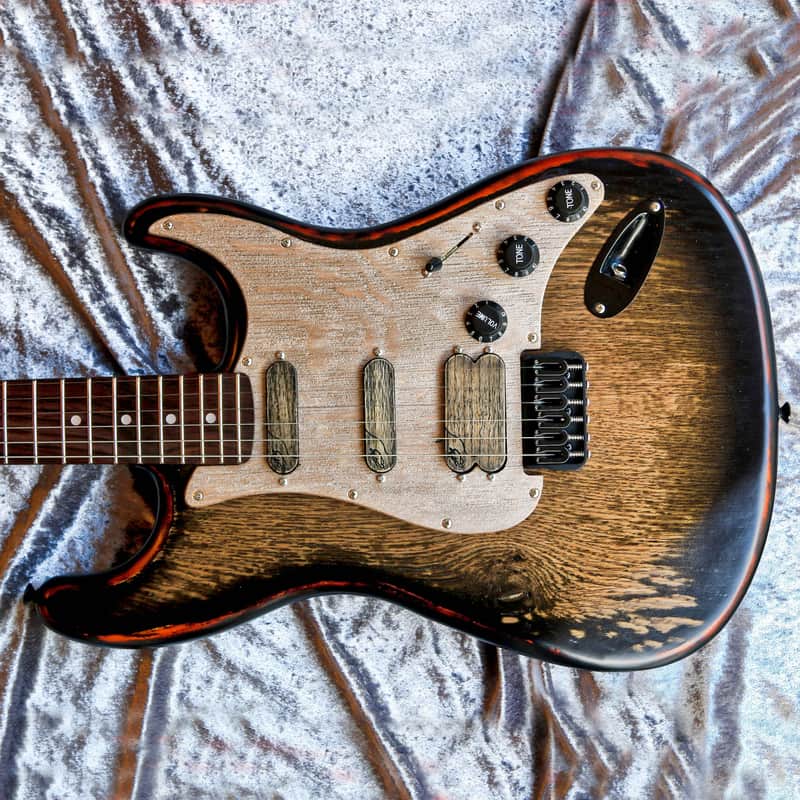 Build to Order GB Liuteria Traditional Strato black relic image 1