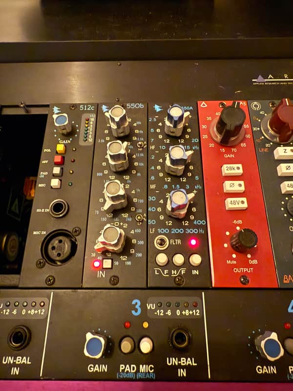 API 550A 500 Series 3-Band Equalizer Module 2007 - Present - Black image 1