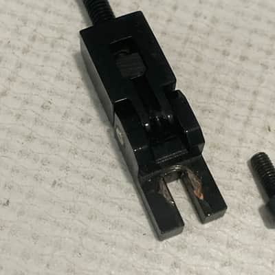 1990's Made in Germany Original Floyd Rose Tremolo Complete Black High E String Saddle image 2