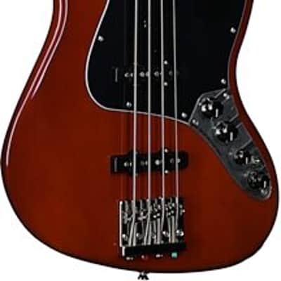 Squier Classic Vibe Active '70s Jazz Electric Bass, Maple Fingerboard, Black Pickguard, Mocha image 5