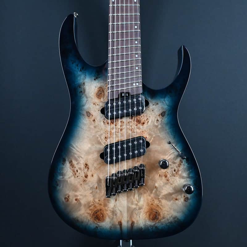 Ibanez RGMS7PB-CBS Cosmic Blue Starburst 7-String Guitar #388 image 1