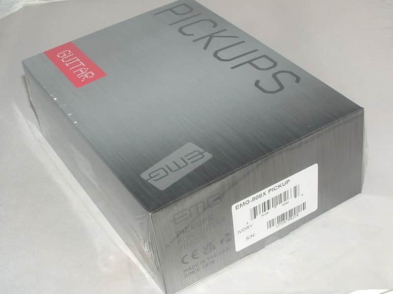EMG 808X X-Series 8-String Active Soapbar Humbucker (Ivory) New with Warranty image 1