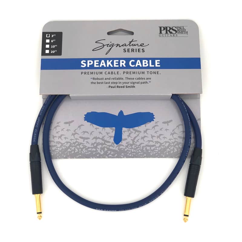 PRS Signature 1/4" TS Straight/Straight Speaker Cable - 3' image 1