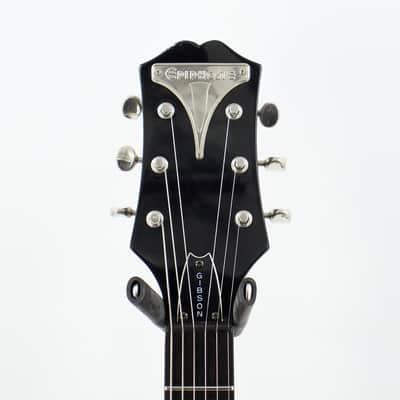 Used Epiphone FlameKat Ebony Flame Graphic Electric Guitar - Good Condition image 3