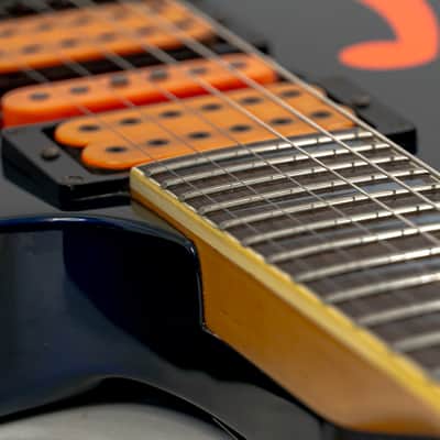 1990 Ibanez PGM100 – Signature Paul Gilbert RG, Bold Jewel Blue, Fully Dialed for Shredding image 11