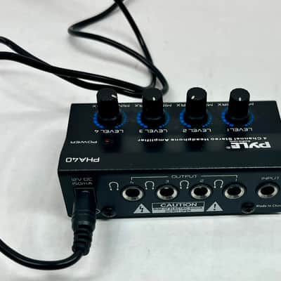 Pyle PHA40 4 Channel Headphone Amplifier image 2