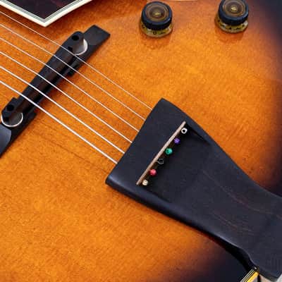 1988 Ibanez JP20 Joe Pass Signature Archtop Electric Guitar Sunburst w/ Super 58, Case image 10
