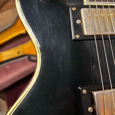 1970's Ibanez MIJ Lawsuit LP Black w/case image 4