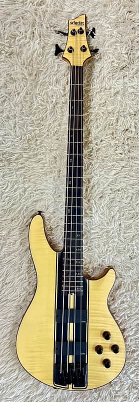 Schecter Model C-4 GT 4-String Electric Bass Guitar w/EMGs, Satin Natural image 1